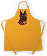 Your German Shepard Dog on An Apron